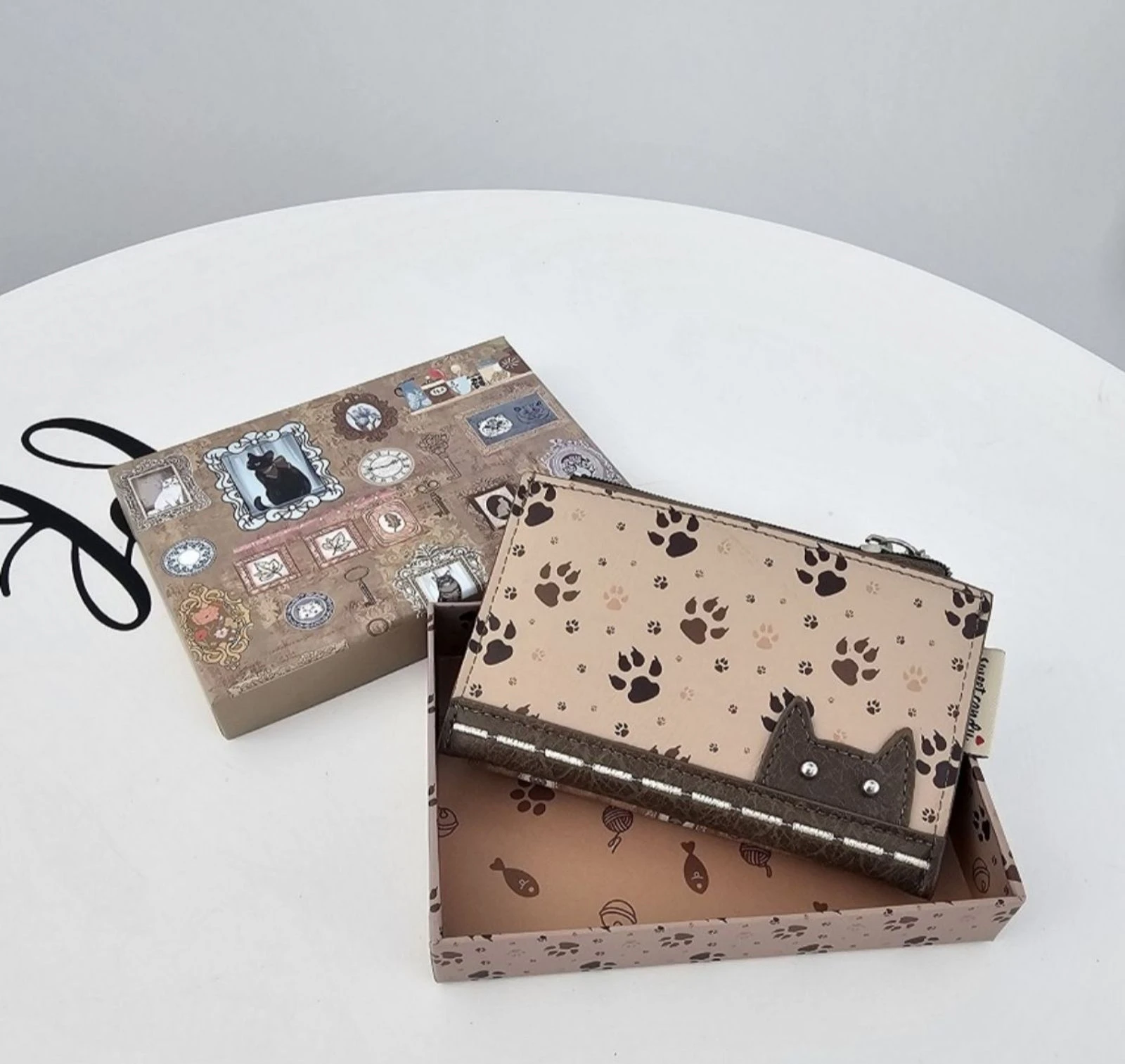 Monedero Sweet Candy Gatos marrón 🤎 – photo 3